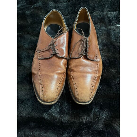 Allen Edmonds Wendell Oxford Leather Brown Mens Size 14 eee 3e Dress Shoes 5758 main image 7